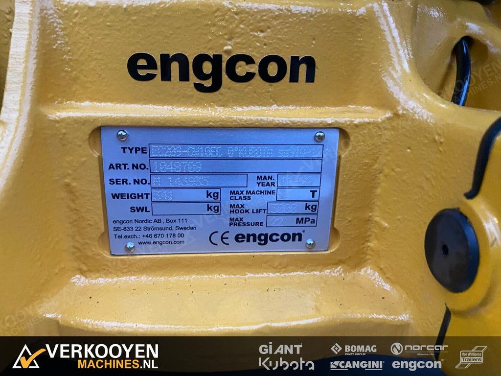 2025 Engcon 2025 Engcon EC209 Tiltrotator KX080-4/KX085-5 - CW10 SS9 VK10029