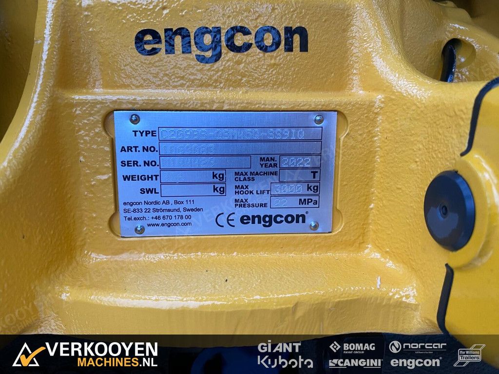 1 Engcon EC209 Tiltrotator KX080-4 - QS45 - SS9 VK8727