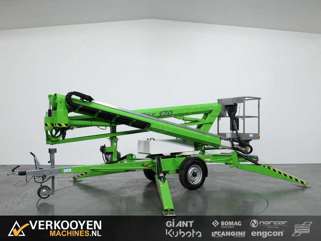 2021 Niftylift 170HE Accu Spinhoogwerker Aanhanger VV1359 new batteries!