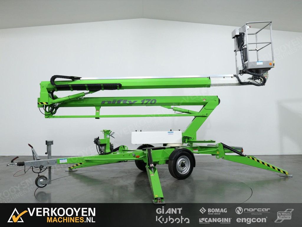 2021 Niftylift 170HE Accu Spinhoogwerker Aanhanger VV1359 new batteries!