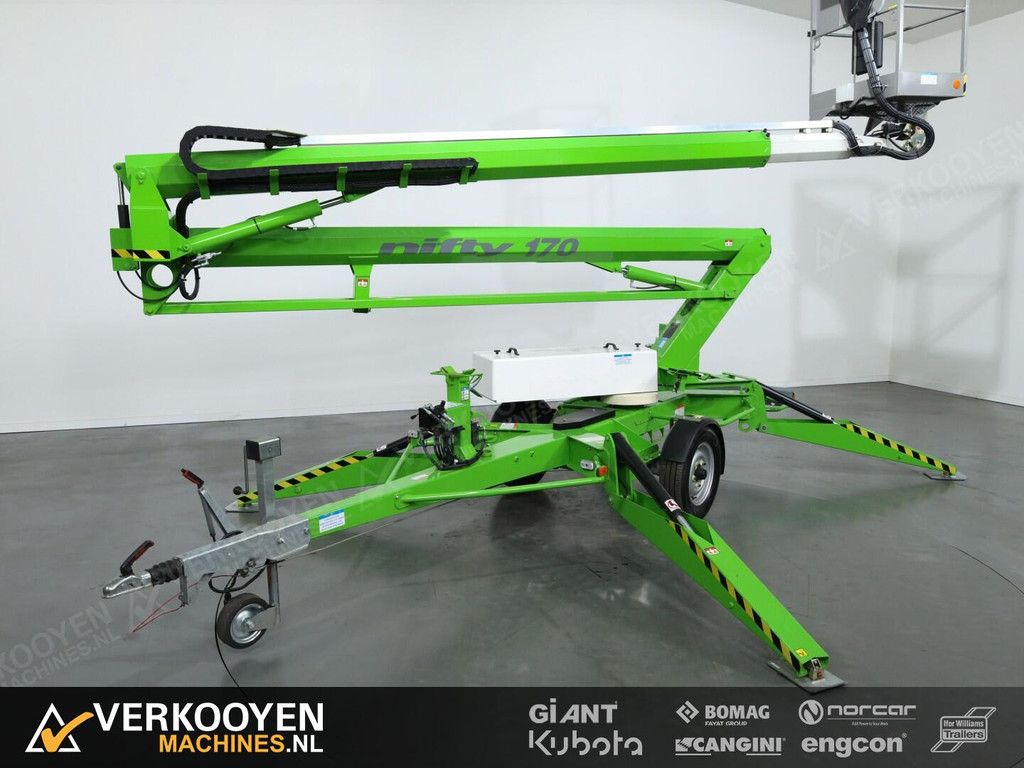 2021 Niftylift 170HE Accu Spinhoogwerker Aanhanger VV1359 new batteries!