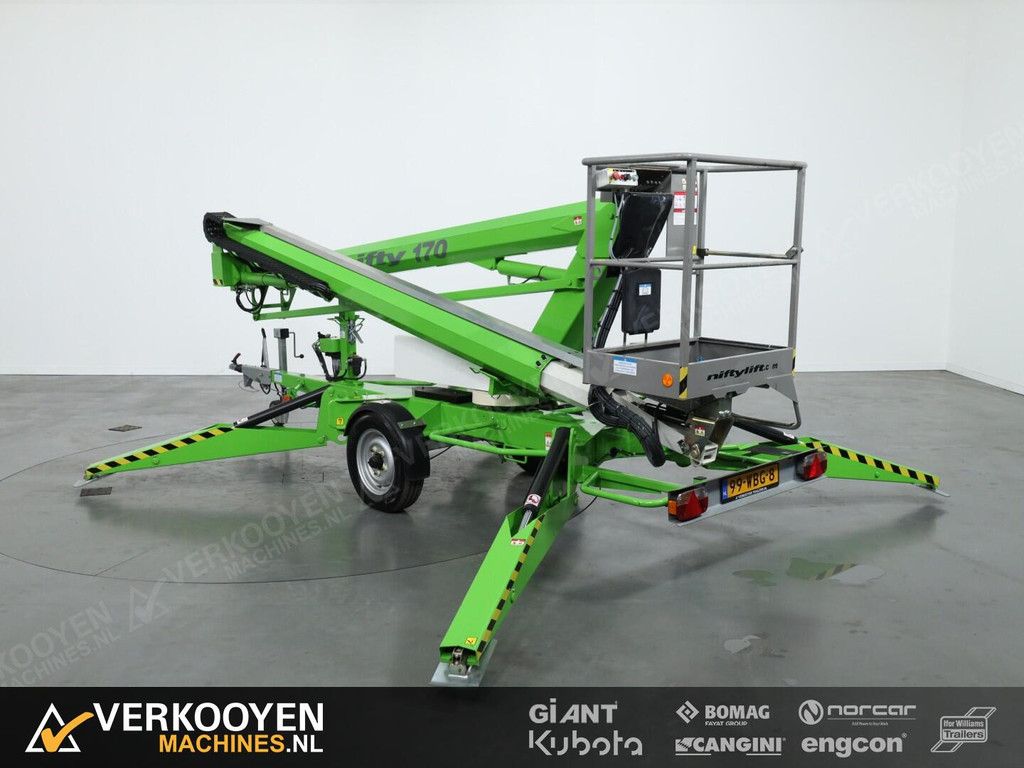 2021 Niftylift 170HE Accu Spinhoogwerker Aanhanger VV1359 new batteries!