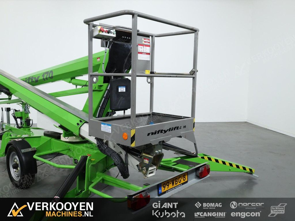2021 Niftylift 170HE Accu Spinhoogwerker Aanhanger VV1359 new batteries!