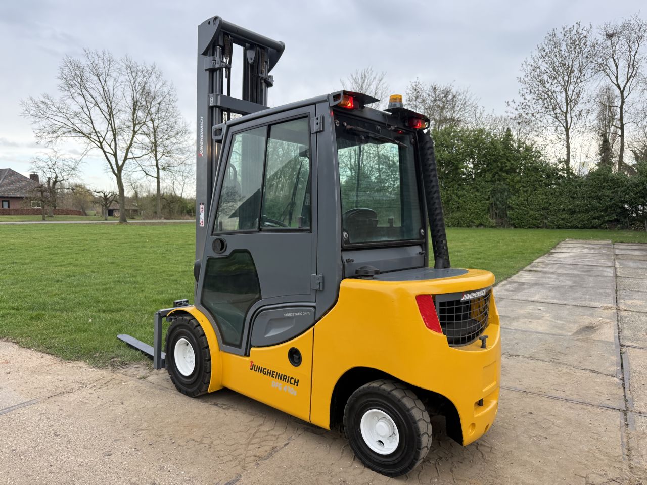 Jungheinrich 3000KG diesel triplo 7m Sideshift 4e vent 2300uur