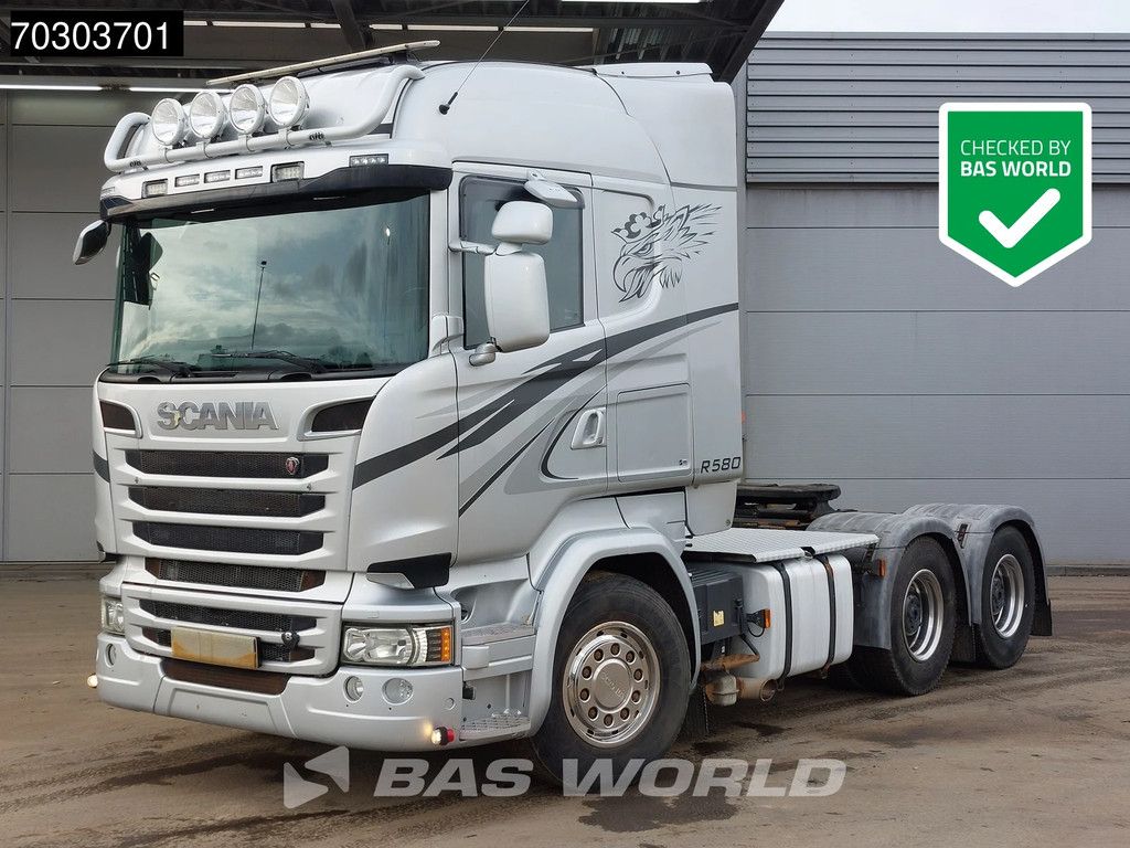 Scania R R580 6X4 3-Pedals! Full-Air Retarder Hydraulik Drumbrakes Big-Axle