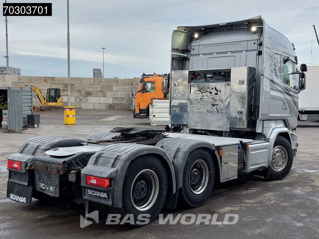 Scania R R580 6X4 3-Pedals! Full-Air Retarder Hydraulik Drumbrakes Big-Axle