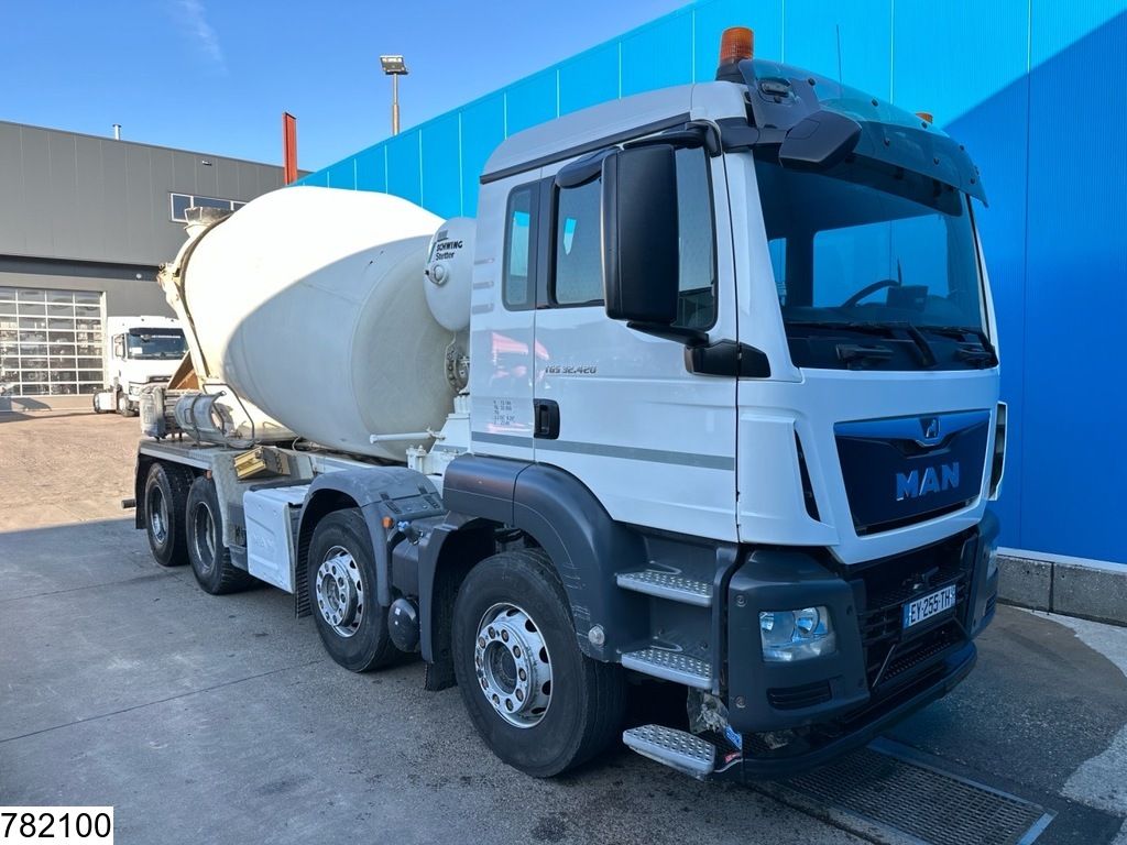 MAN TGS 32 420 EURO 6, 8x4, Stetter 9m3