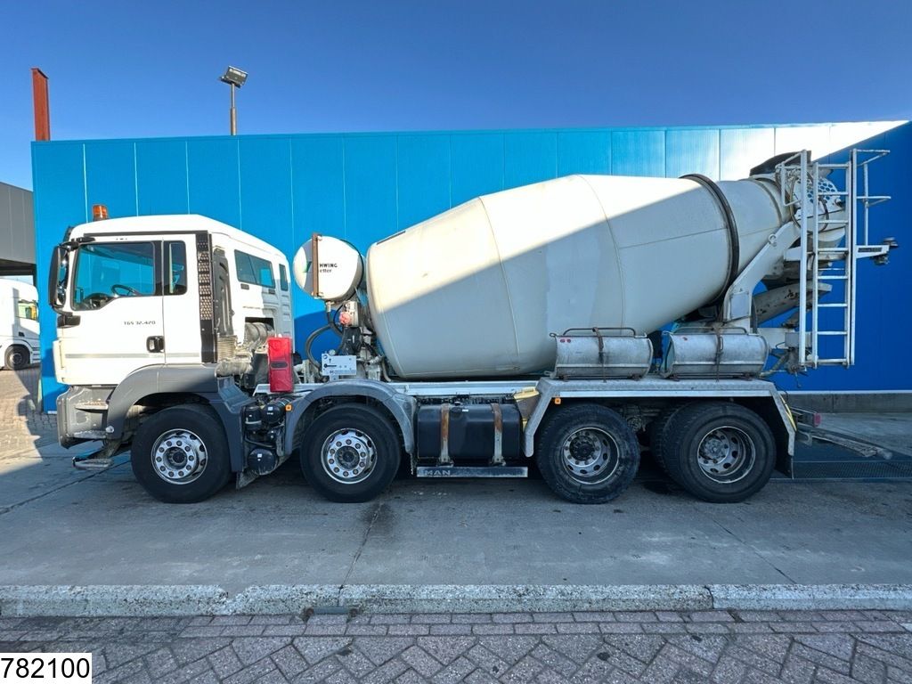 MAN TGS 32 420 EURO 6, 8x4, Stetter 9m3