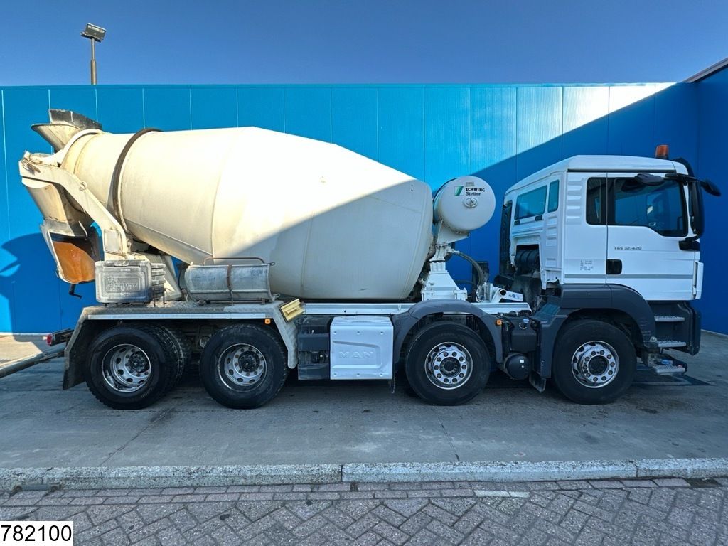 MAN TGS 32 420 EURO 6, 8x4, Stetter 9m3