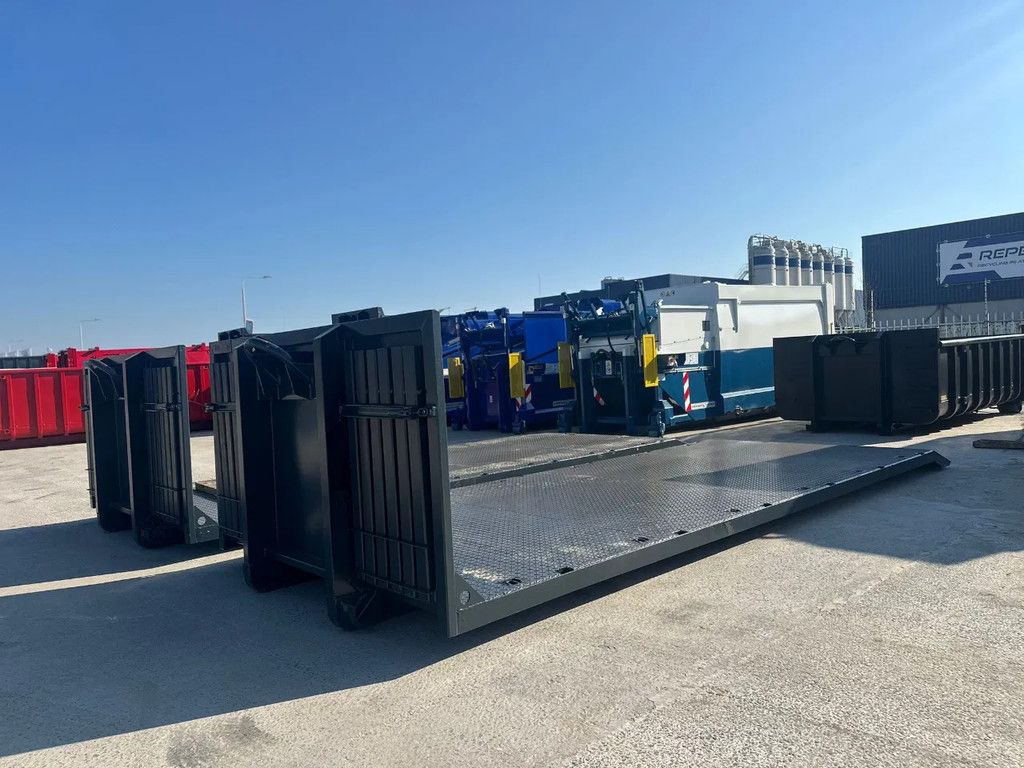 Sidalco 6,5 meter Laadflat met rongen en sjorogen en oprij kant