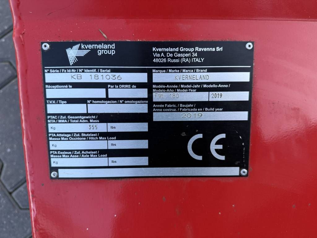 Kverneland FML 1804B klepel maaier