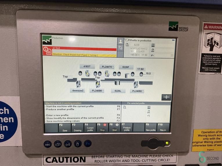 Vierseitenhobelmaschinen Weinig Powermat 1000 2010