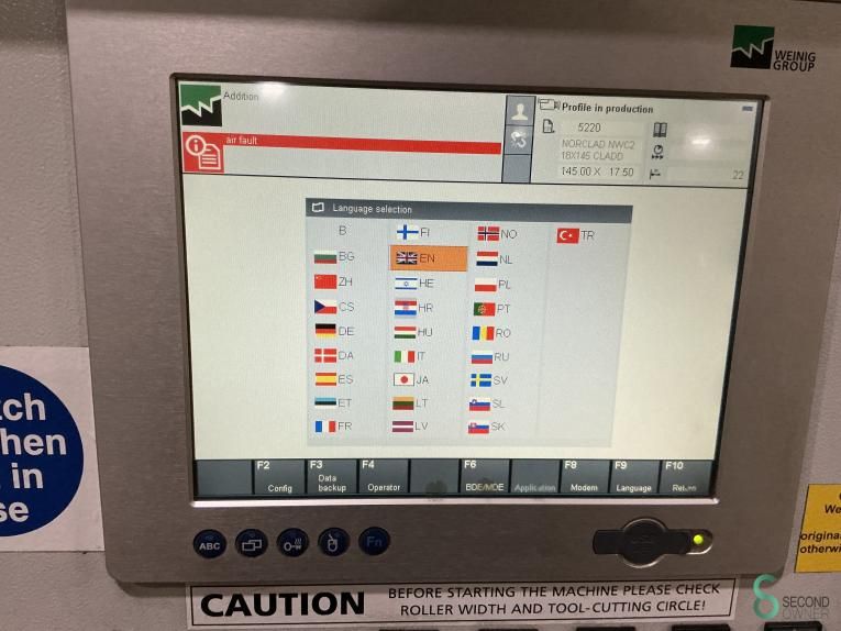 Vierseitenhobelmaschinen Weinig Powermat 1000 2010