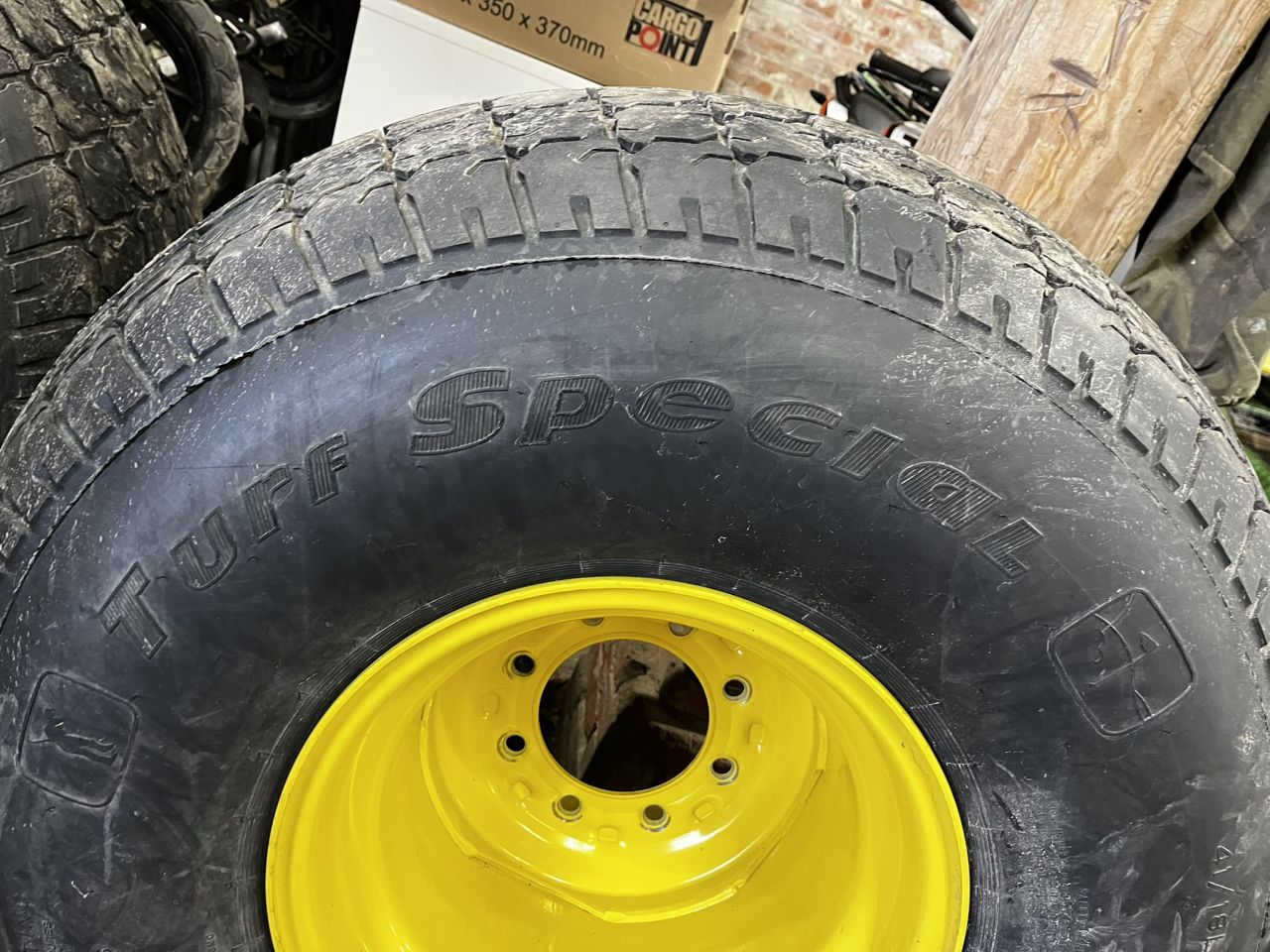 Gazonbanden set voor John Deere compact trekkers