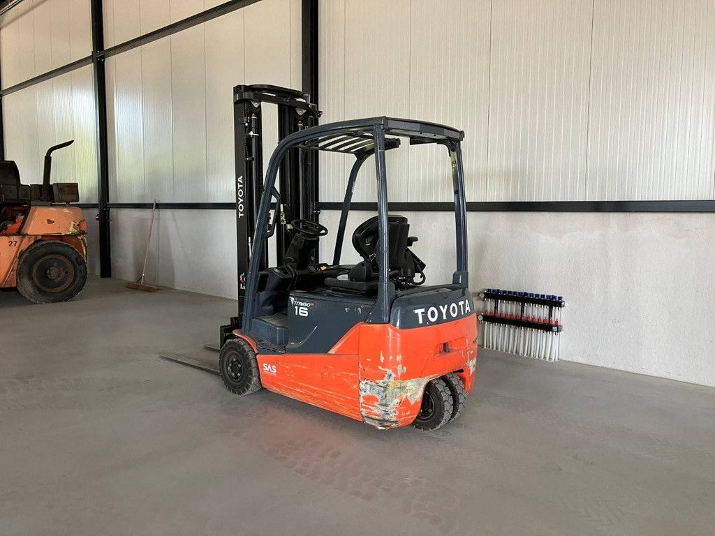 Toyota 8FBE16T Electric Forklift 1600kg 2017