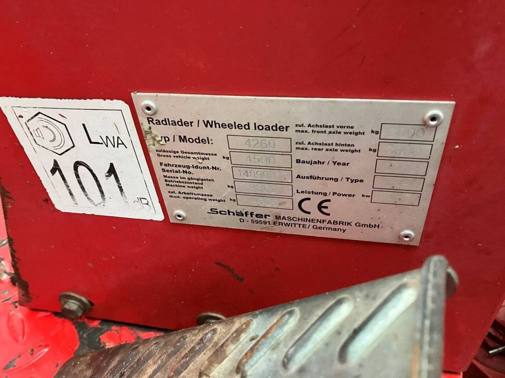 Shovel Schäffer 4260 Diesel 2012