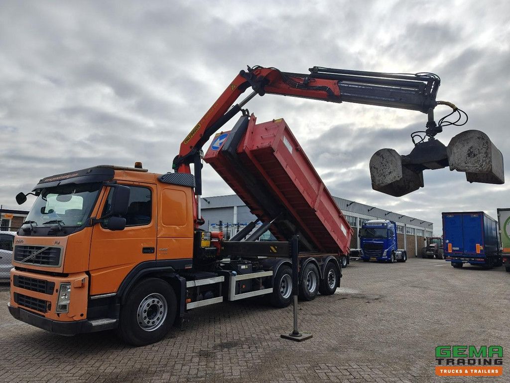 Volvo FM 440 8x4/4 Sleeper Cab Euro 5 - VDL Hooklift System + Palfinger PK18002-EH - Radio-Controlled - Engine Overhauled! - Incl. Container
