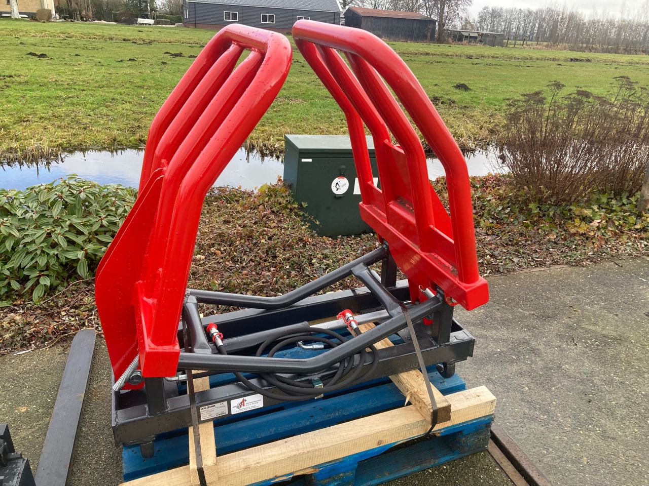 Nieuwe ronde balenklem (foliebalen)