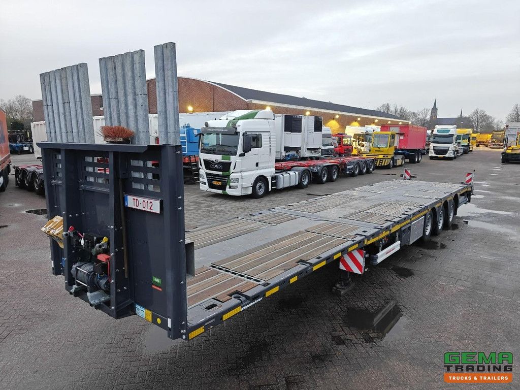 Kässbohrer LB3E 3-Axle BPW - MEGA - Extendable 7.2M - Lift + Steering Axle - Winch 9T - Twistlocks - Stanchions - Driving Plates - 11/2026 MOT