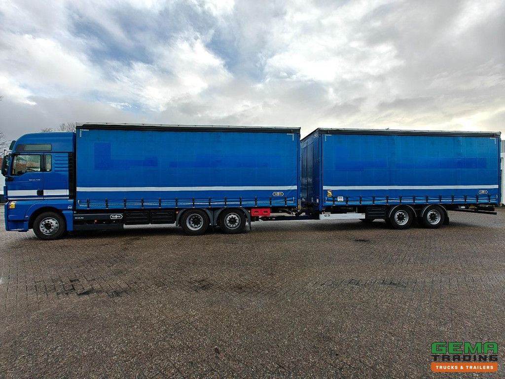 MAN TGX 26.500 6x2/4 XXL Euro6 - Retarder - SchuifzeilenCombi + VanHool 2-Assige Aanhangwagen - SmartTacho - StandAirco 12/2026 APK