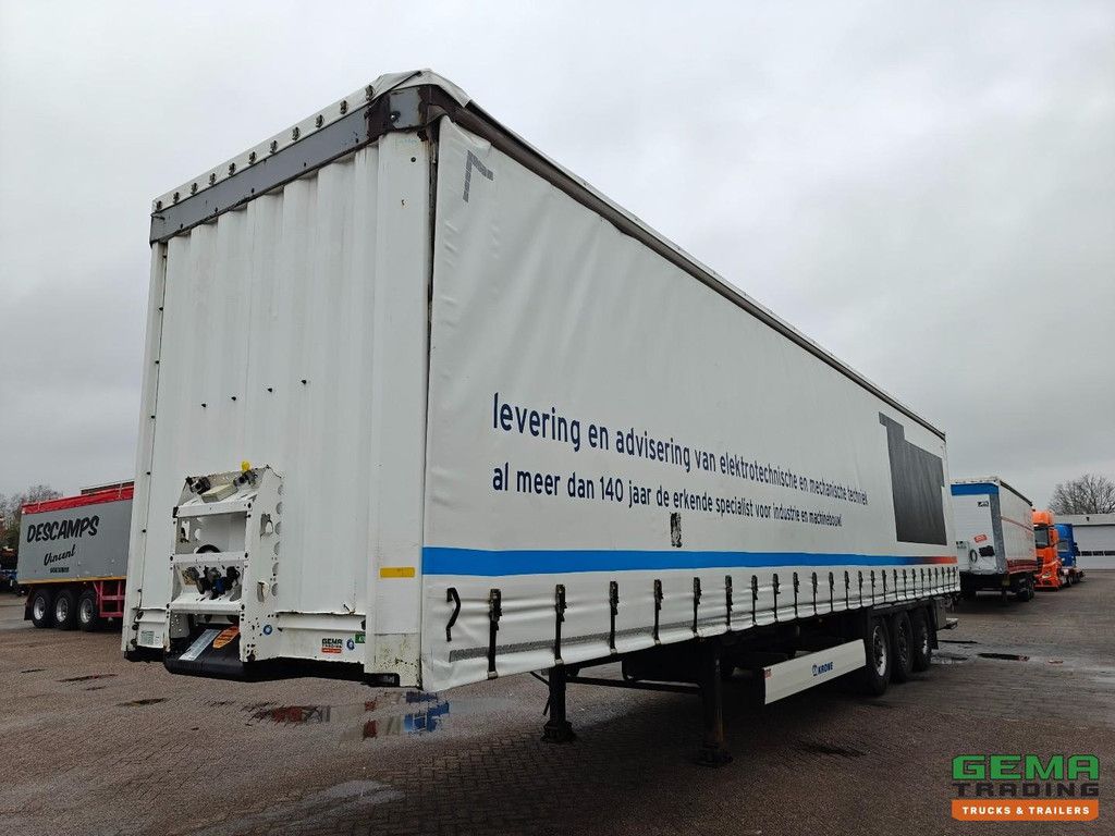 Krone SDP 27 3-Assen BPW - Schuifzeilen/Dak - Schijfremmen - Laadklep 2000KG - Accu's