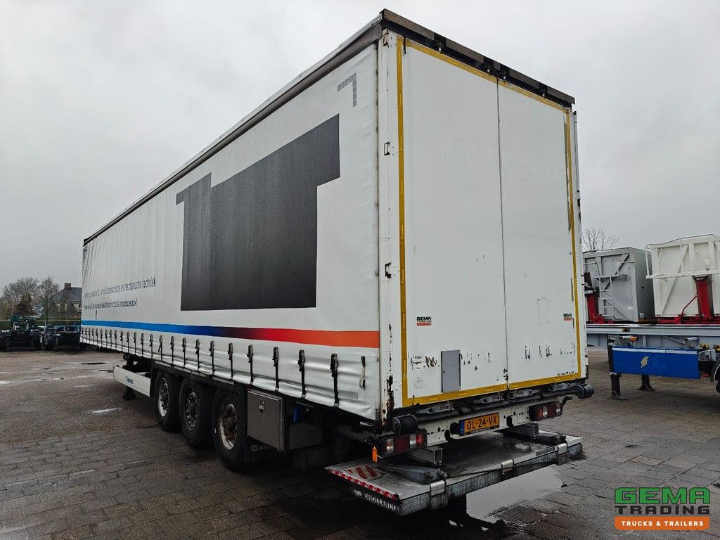 Krone SDP 27 3-Assen BPW - Schuifzeilen/Dak - Schijfremmen - Laadklep 2000KG - Accu's