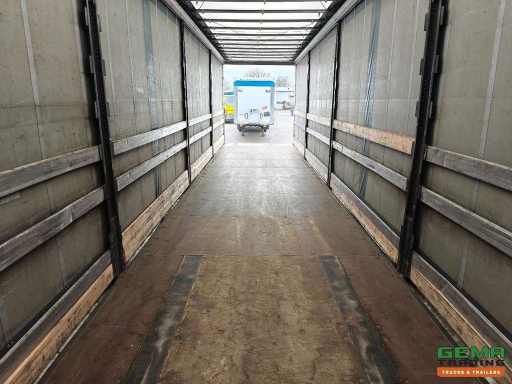 Krone SDP 27 3-Assen BPW - Schuifzeilen/Dak - Schijfremmen - Laadklep 2000KG - Accu's