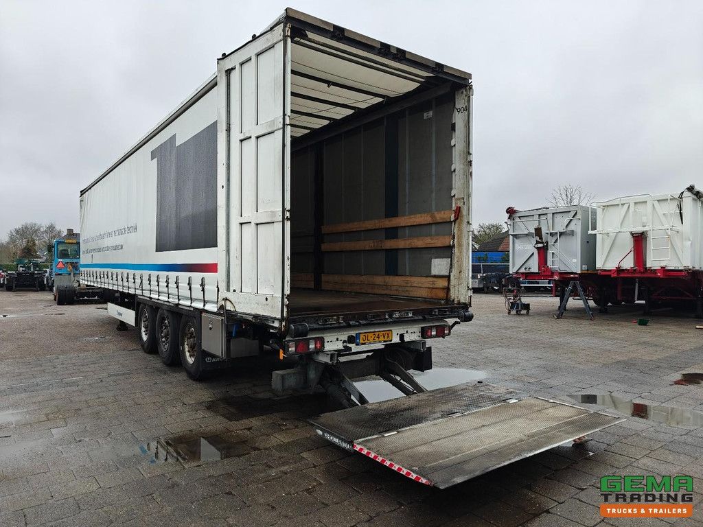 Krone SDP 27 3-Assen BPW - Schuifzeilen/Dak - Schijfremmen - Laadklep 2000KG - Accu's