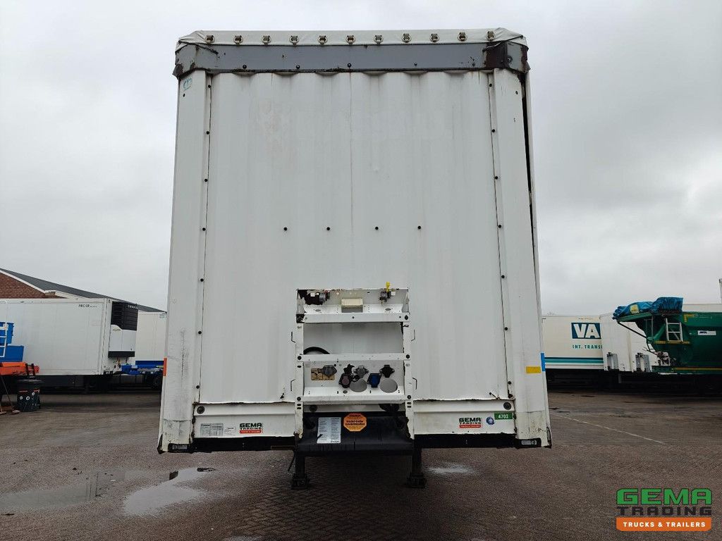 Krone SDP 27 3-Assen BPW - Schuifzeilen/Dak - Schijfremmen - Laadklep 2000KG - Accu's