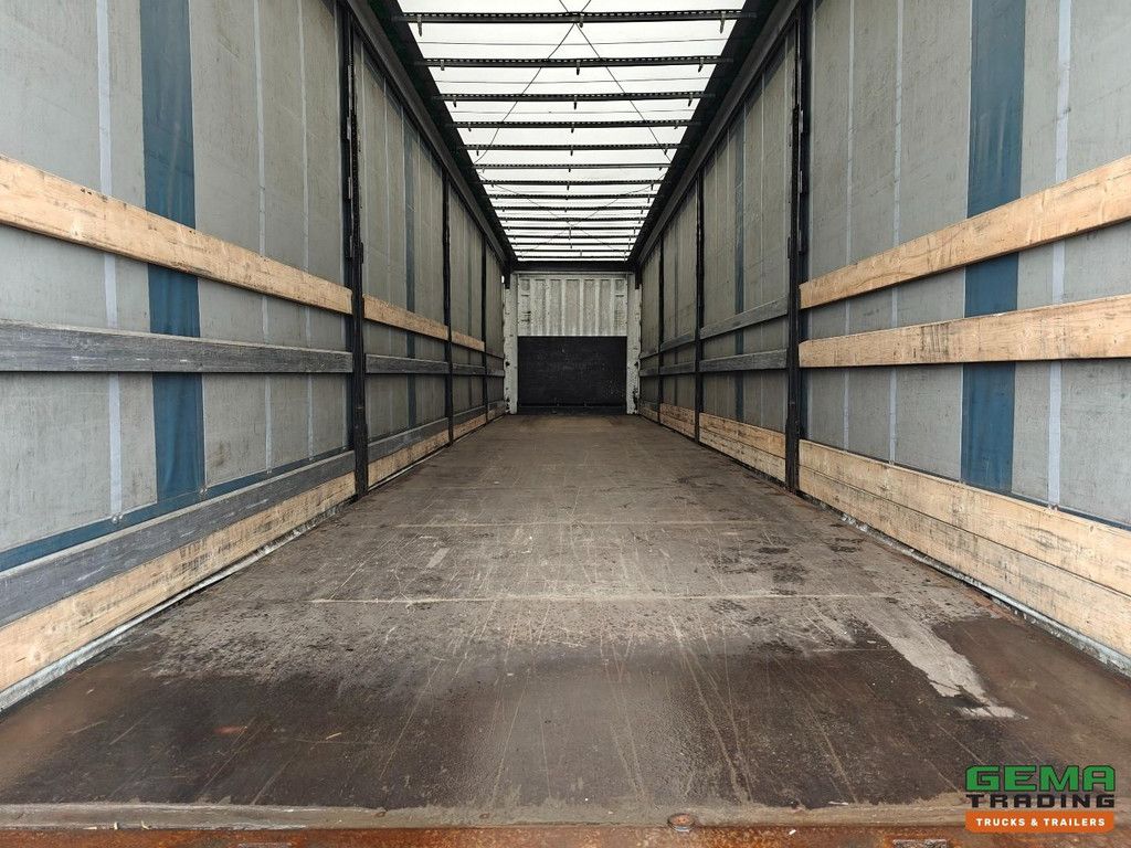 Krone SDP 27 3-Assen BPW - Schuifzeilen/Dak - Schijfremmen - Laadklep 2000KG - Accu's