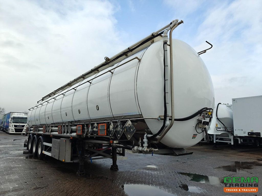 Gofa TSA 56 6Z 3-Achs SAF - Isolierter Tank 56350L - 6 Kammern - ADR - Hydraulische Entladepumpe - Alcoa - Generalüberholt - TOP!