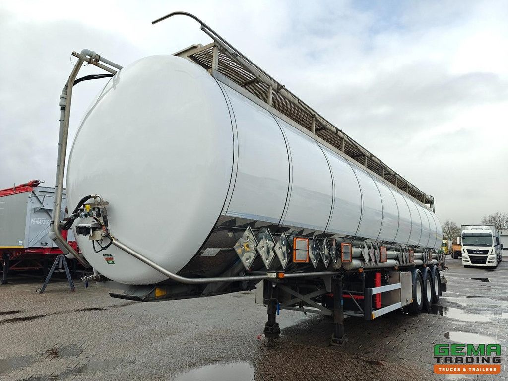 Gofa TSA 56 6Z 3-Achs SAF - Isolierter Tank 56350L - 6 Kammern - ADR - Hydraulische Entladepumpe - Alcoa - Generalüberholt - TOP!