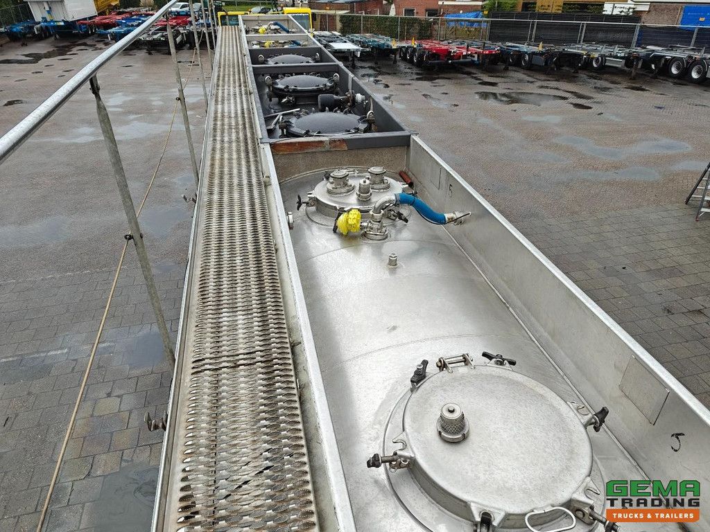 Gofa TSA 56 6Z 3-Achs SAF - Isolierter Tank 56350L - 6 Kammern - ADR - Hydraulische Entladepumpe - Alcoa - Generalüberholt - TOP!
