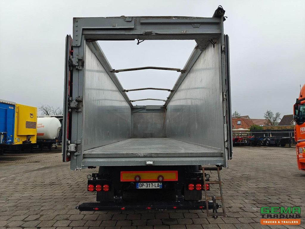 Trouillet Socari 3-Achs-SAF - Kipper 64 m³ - Seitenlader - Getreideklappen - Alcoa - Liftachse - ALU/ALU - TOP!!