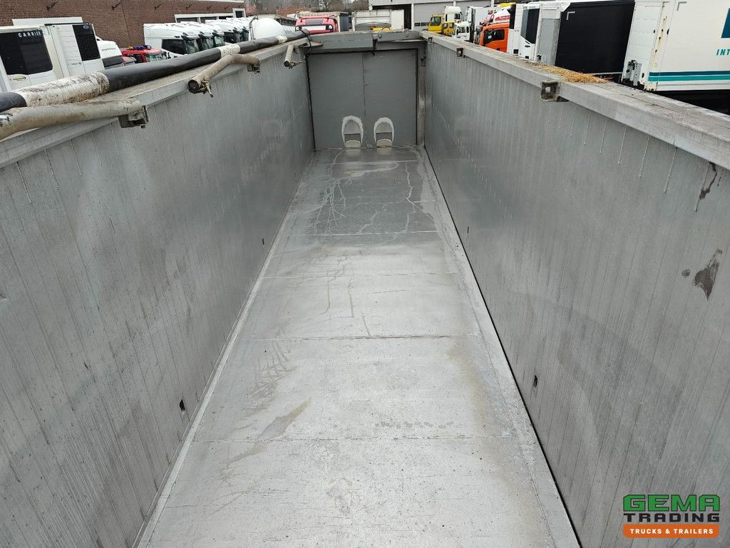 Trouillet Socari 3-Achs-SAF - Kipper 64 m³ - Seitenlader - Getreideklappen - Alcoa - Liftachse - ALU/ALU - TOP!!