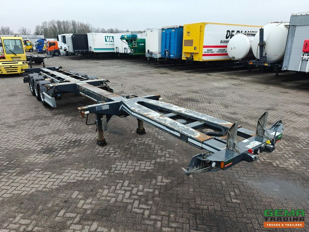 D-Tec FT-LS-S 3-axle SAF - Multi - Disc brakes - Lift axle - 3x extendable - All connections