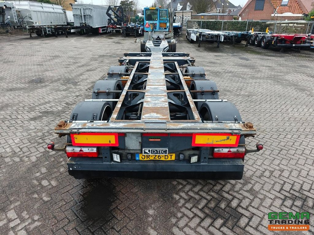 D-Tec FT-LS-S 3-axle SAF - Multi - Disc brakes - Lift axle - 3x extendable - All connections