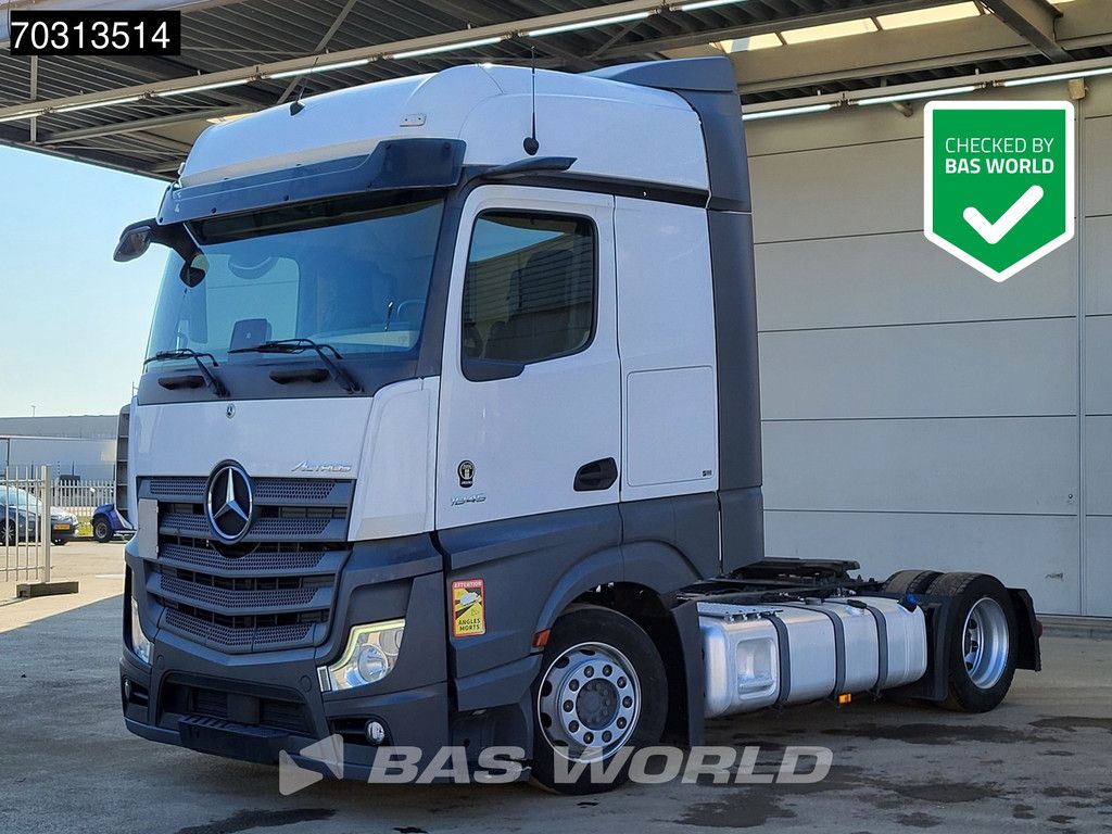 Mercedes Actros 1845 4X2 Bigspace Lowdeck Mirrorcam 2x Tank