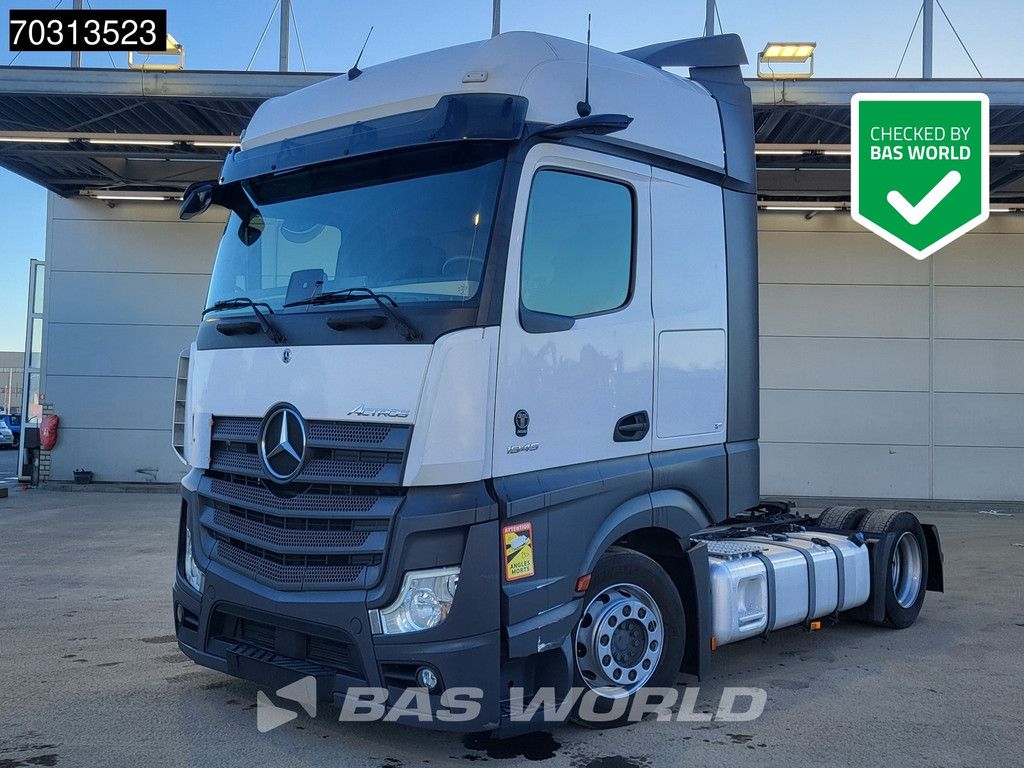 Mercedes Actros 1845 4X2 Bigspace Lowdeck Mirrorcam 2x Tank