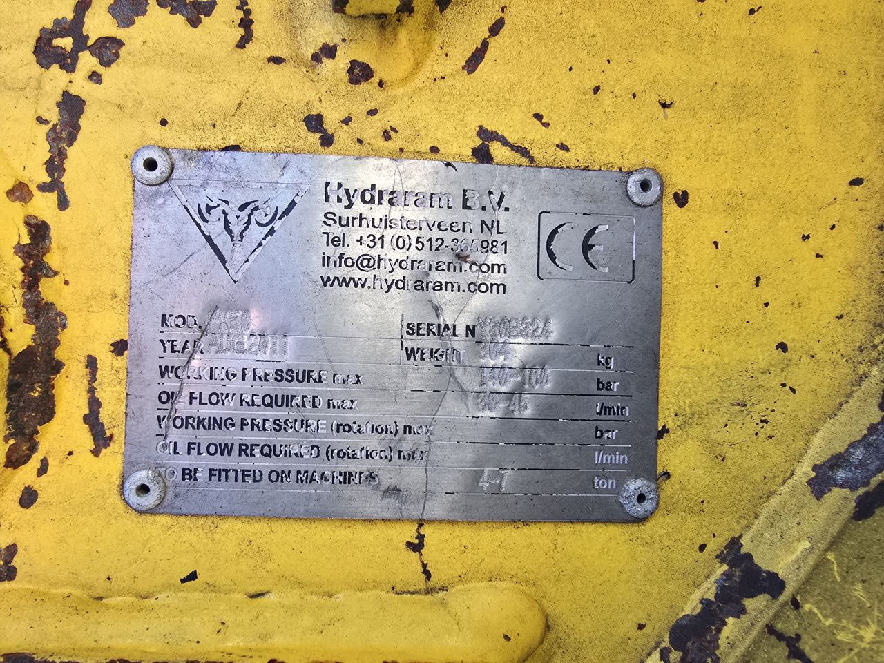 Hydraram fx50 hydraulische sloophamer