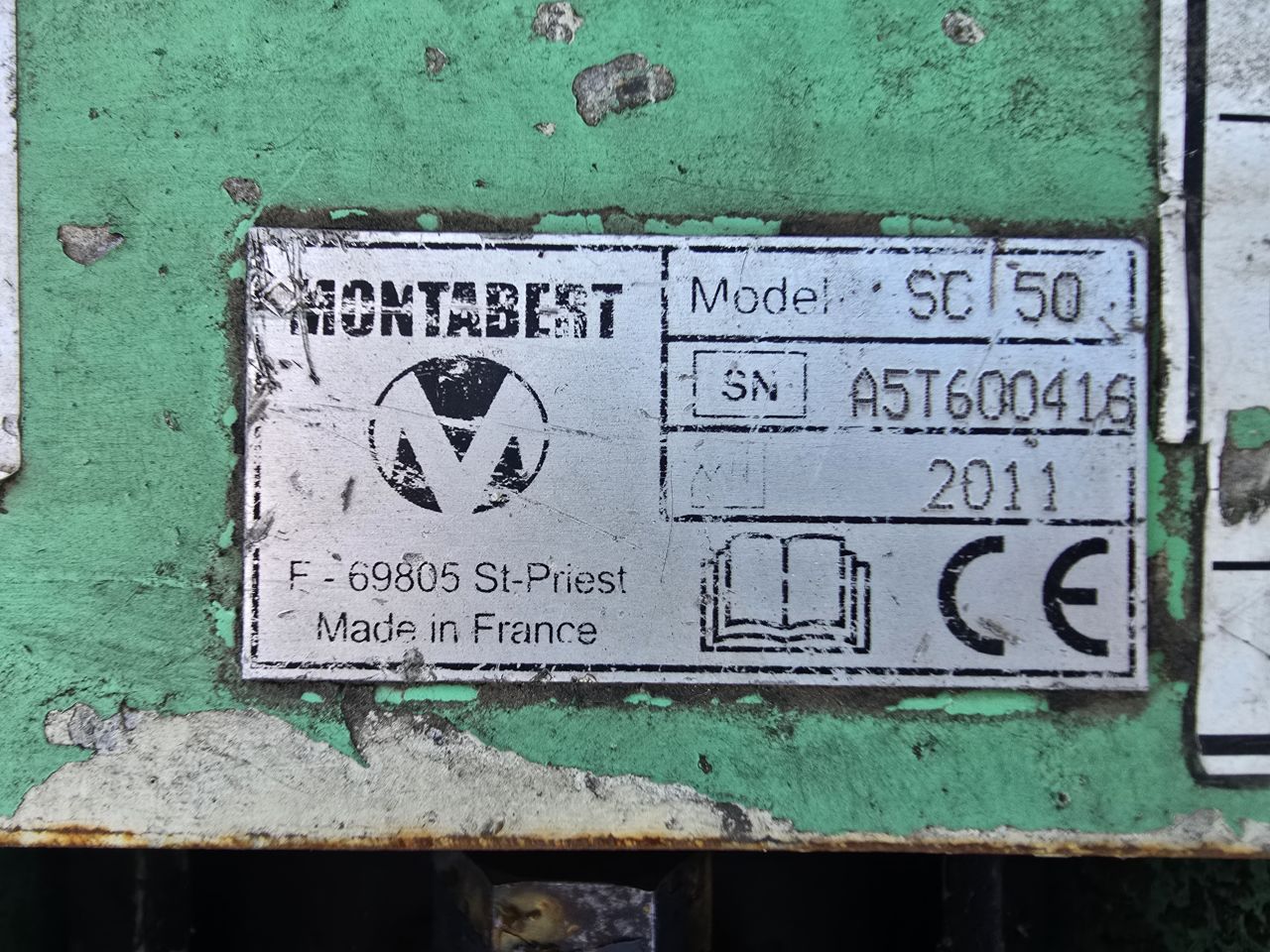 Montabert sc50 hydraulische sloophamer