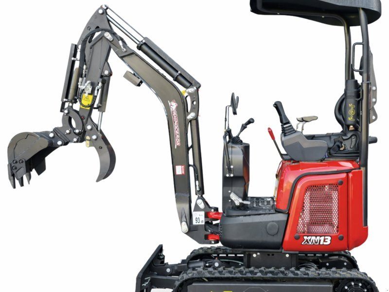 Rhinoceros XN13  1.3t mit Kubota D722 Motor – 2-Gang | Kolbenpump