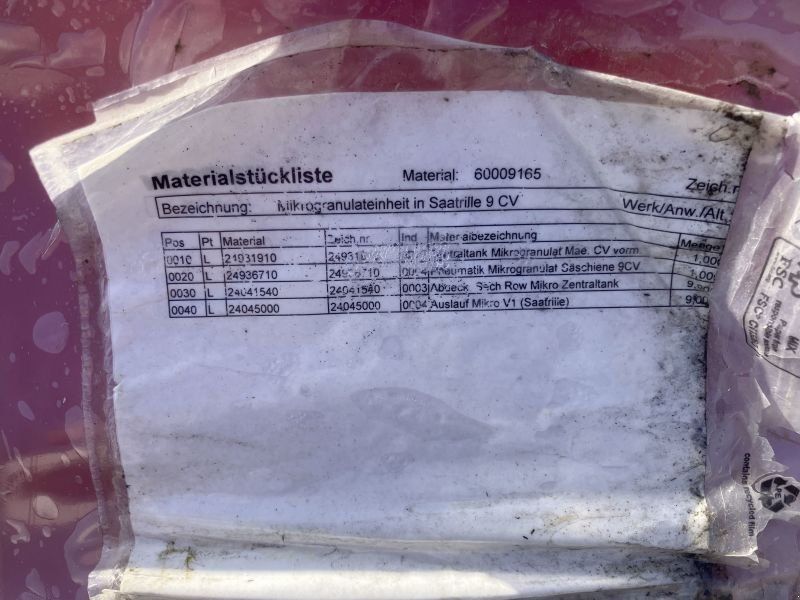 Horsch MIKROGRANULATEINHEIT IN SAATRI