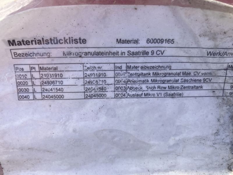 Horsch MIKROGRANULATEINHEIT IN SAATRI