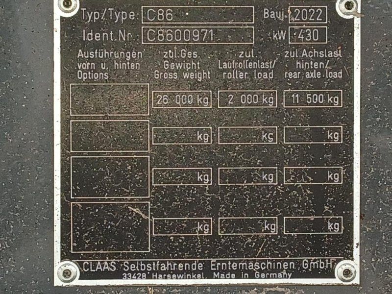 Claas Lexion 8700 TT