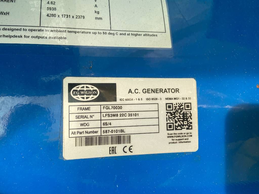 FG Wilson P900-1 - 900 kVA - Open Genset - DPX-16025-O