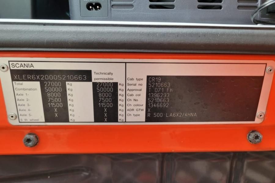 Scania R500 6x2 Dutch Registration, Diesel, 6x2x4 Drive,