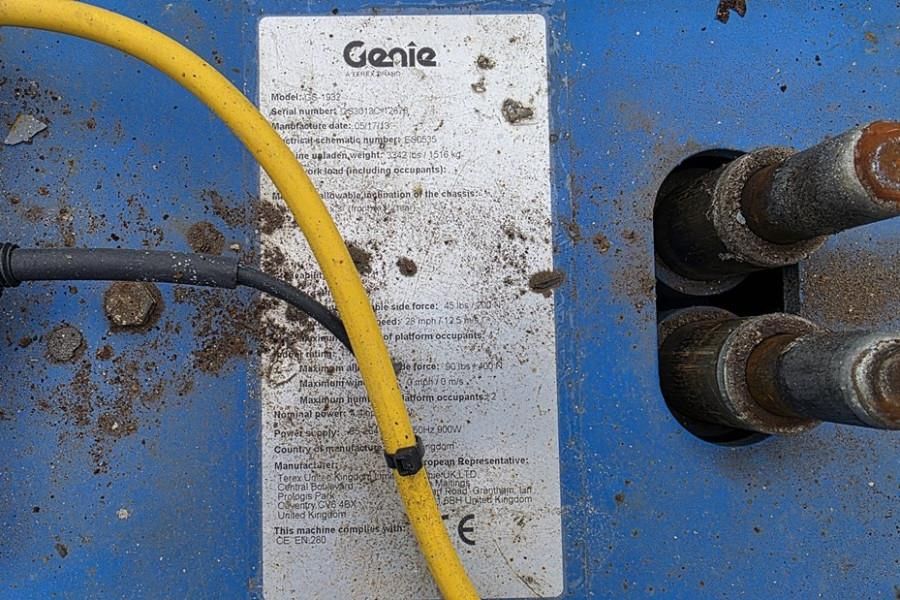 Genie GS1932 Electric, Working Height 7.8 m, 227kg Capac