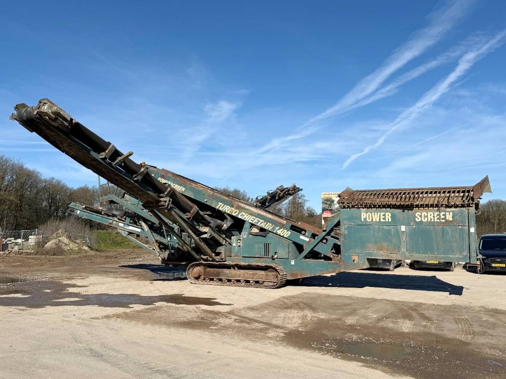 PowerScreen Turbo Chieftain 1400 - 2 Conveyor / CE Certified