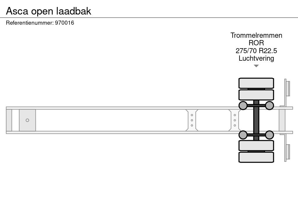 Asca open laadbak